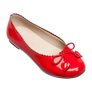 Elephantito Scalloped Ballerina, Patent Red sz 1.5